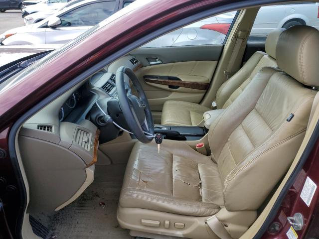 1HGCP26808A101662 - 2008 HONDA ACCORD EXL MAROON photo 7