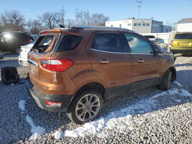 MAJ6S3KL9KC291442 - 2019 FORD ECOSPORT TITANIUM BROWN photo 3