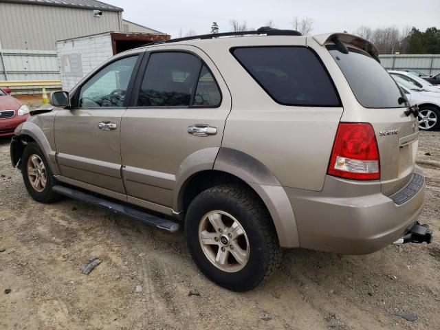 KNDJC733X55459766 - 2005 KIA SORENTO EX TAN photo 2