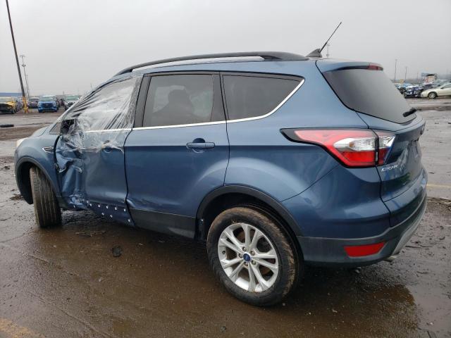 1FMCU9HD5JUC72952 - 2018 FORD ESCAPE SEL BLUE photo 2