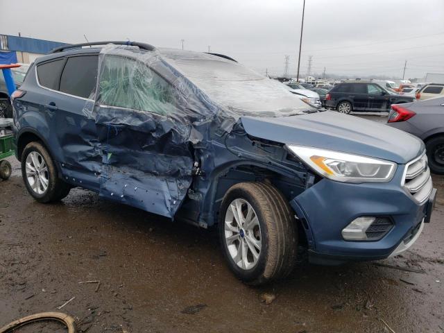 1FMCU9HD5JUC72952 - 2018 FORD ESCAPE SEL BLUE photo 4