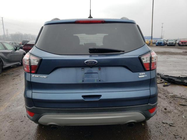 1FMCU9HD5JUC72952 - 2018 FORD ESCAPE SEL BLUE photo 6