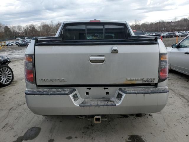 2HJYK16578H522391 - 2008 HONDA RIDGELINE RTL SILVER photo 6