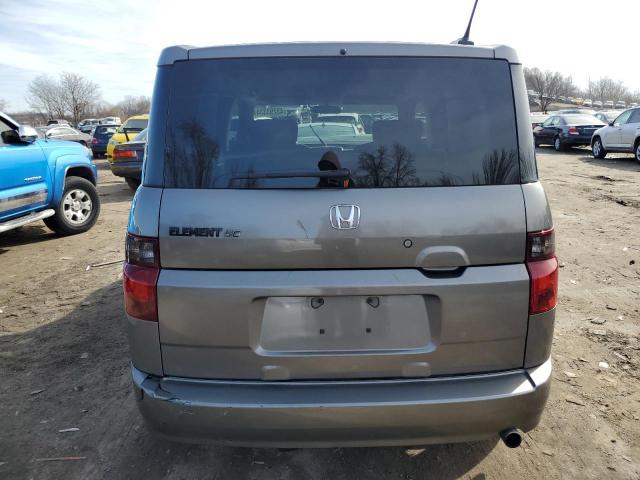 5J6YH18908L005904 - 2008 HONDA ELEMENT SC GRAY photo 6