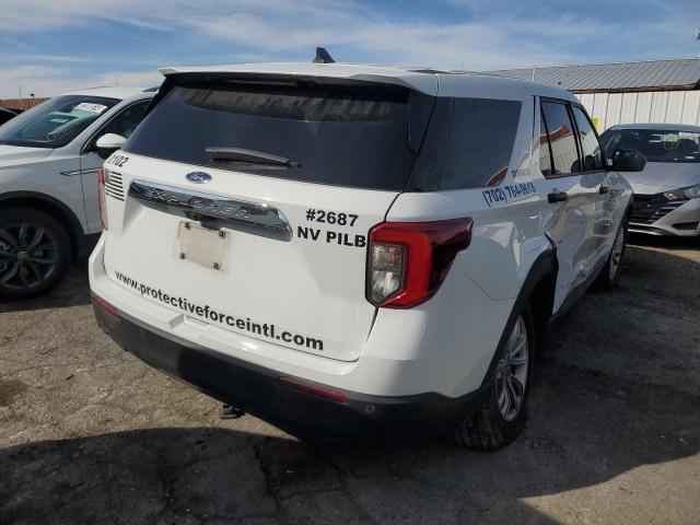 1FMSK7BH7MGA46528 - 2021 FORD EXPLORER WHITE photo 3