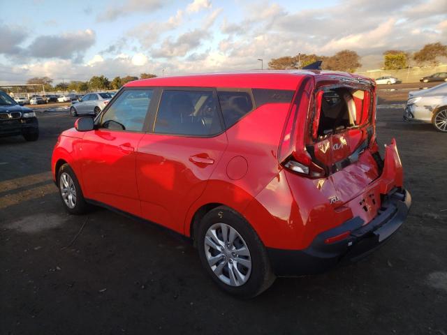 KNDJ23AU9N7157123 - 2022 KIA SOUL LX RED photo 2