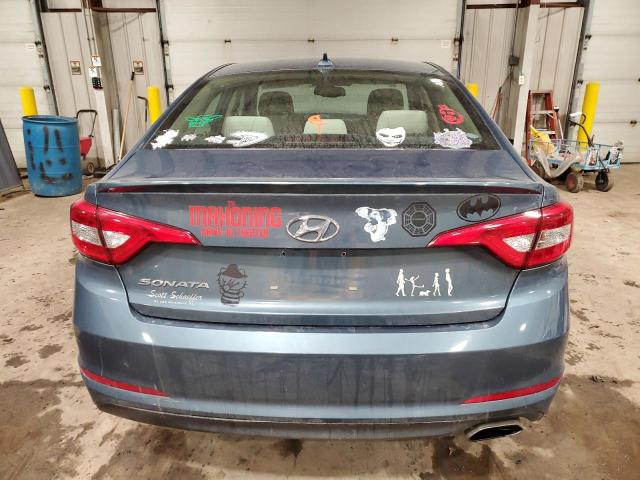 5NPE24AFXGH335676 - 2016 HYUNDAI SONATA SE BLUE photo 6