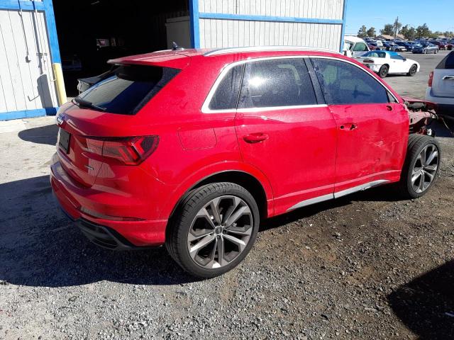 WA1FECF32L1123080 - 2020 AUDI Q3 PRESTIGE S-LINE RED photo 3