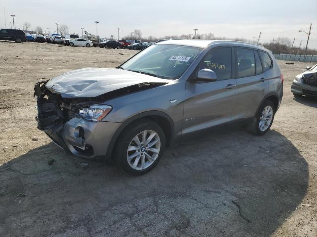 5UXWZ7C5XH0V84840 - 2017 BMW X3 SDRIVE28I GRAY photo 1