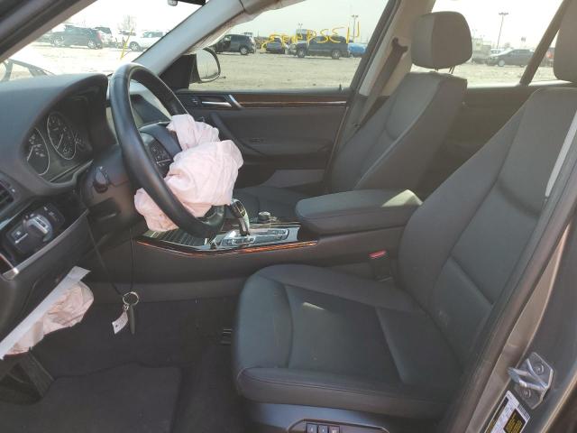 5UXWZ7C5XH0V84840 - 2017 BMW X3 SDRIVE28I GRAY photo 7