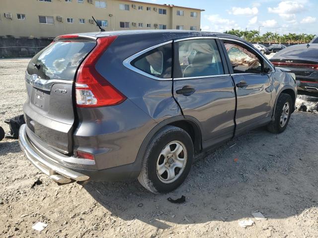 5J6RM4H38FL006082 - 2015 HONDA CR-V LX GRAY photo 3