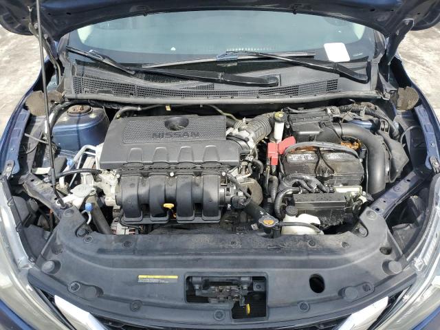 3N1AB7AP7KY308149 - 2019 NISSAN SENTRA S BLUE photo 11