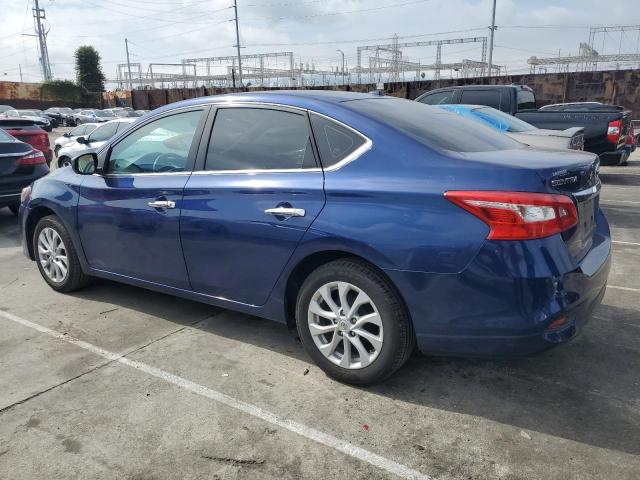 3N1AB7AP7KY308149 - 2019 NISSAN SENTRA S BLUE photo 2