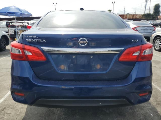 3N1AB7AP7KY308149 - 2019 NISSAN SENTRA S BLUE photo 6