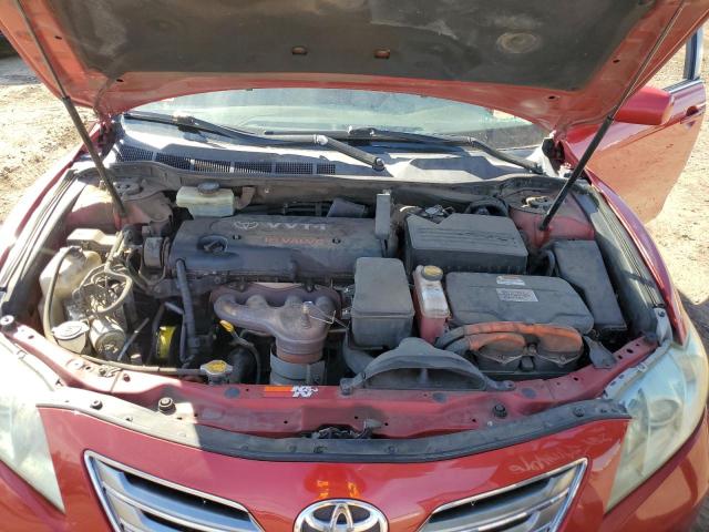 4T1BB46K79U083186 - 2009 TOYOTA CAMRY HYBRID RED photo 11