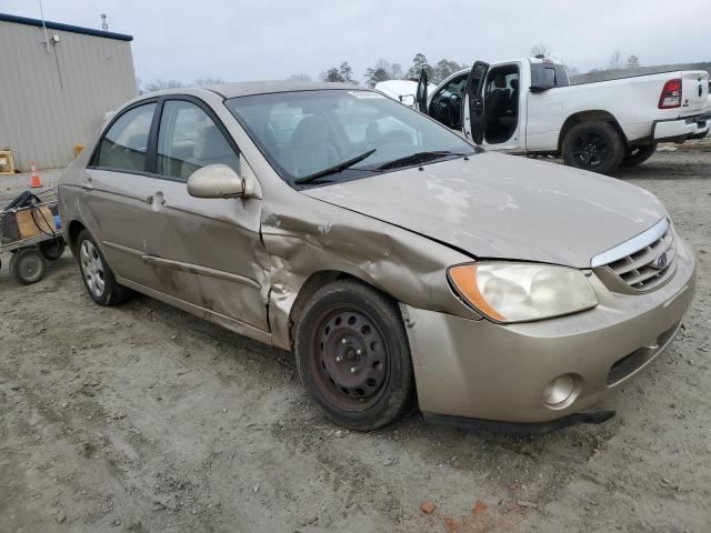 KNAFE121265296672 - 2006 KIA SPECTRA LX TAN photo 4