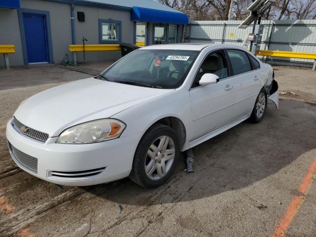 2G1WB5E31E1104165 - 2014 CHEVROLET IMPALA LIM LT WHITE photo 1