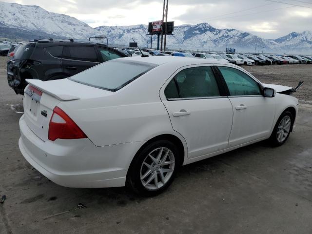 3FAHP0JA1AR268097 - 2010 FORD FUSION SEL WHITE photo 3