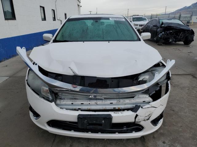 3FAHP0JA1AR268097 - 2010 FORD FUSION SEL WHITE photo 5