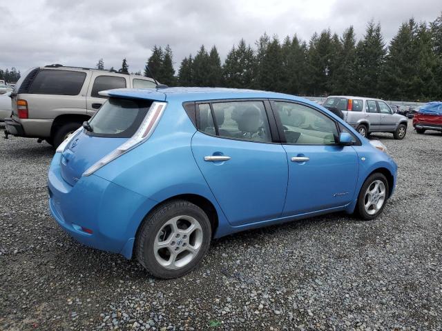 JN1AZ0CP4CT026867 - 2012 NISSAN LEAF SV BLUE photo 3