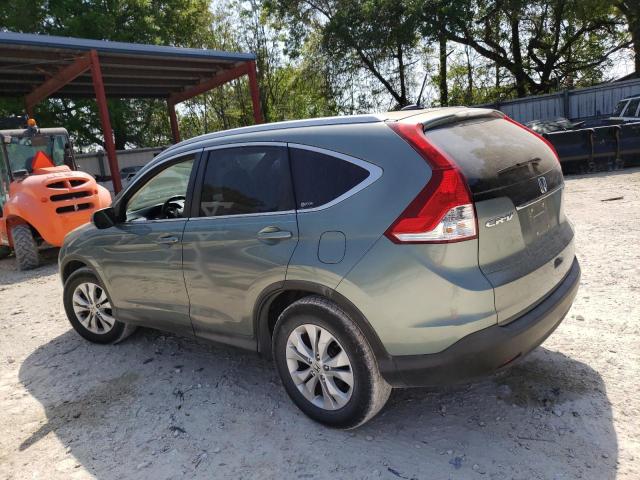 2HKRM4H72CH625155 - 2012 HONDA CR-V EXL GREEN photo 2