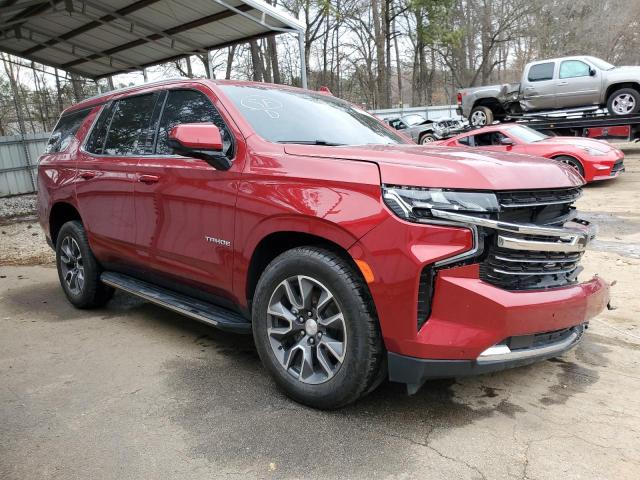 1GNSCNKD1NR127654 - 2022 CHEVROLET TAHOE C1500 LT MAROON photo 4