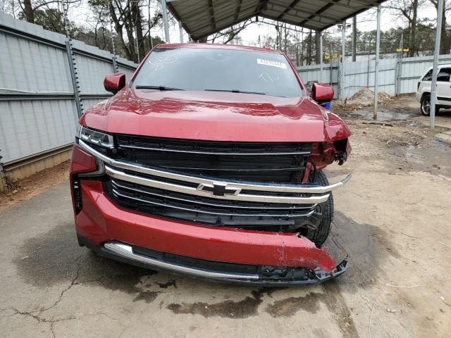 1GNSCNKD1NR127654 - 2022 CHEVROLET TAHOE C1500 LT MAROON photo 5