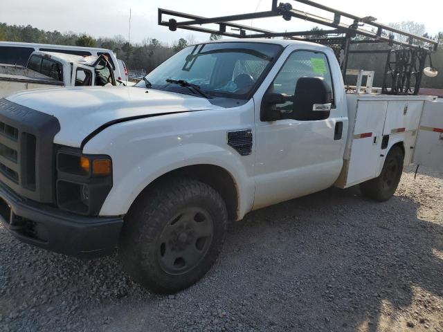 1FDSF30588EE05103 - 2008 FORD F350 SRW SUPER DUTY WHITE photo 1