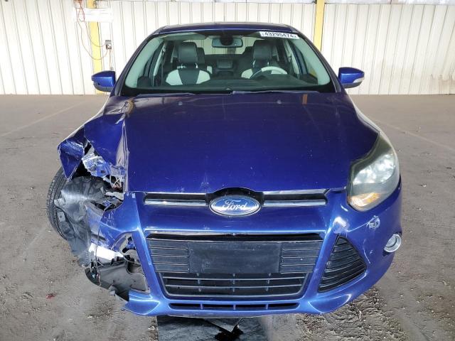 1FAHP3J25CL262847 - 2012 FORD FOCUS TITANIUM BLUE photo 5