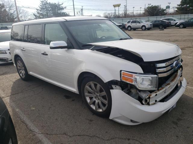 2FMEK63C29BA06883 - 2009 FORD FLEX LIMITED WHITE photo 4