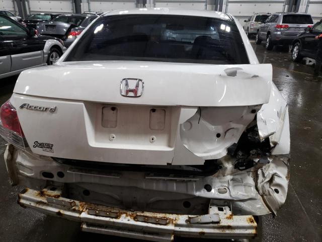 1HGCP26818A062127 - 2008 HONDA ACCORD EXL WHITE photo 6