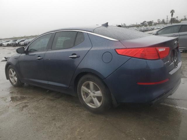 5XXGM4A78FG426211 - 2015 KIA OPTIMA LX BLUE photo 2