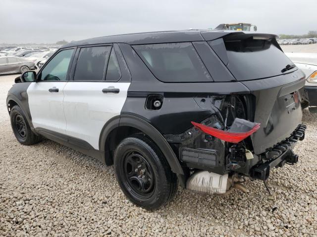 1FM5K8AB0NGA48560 - 2022 FORD EXPLORER POLICE INTERCEPTOR ორფეროვანი ფოტო 2