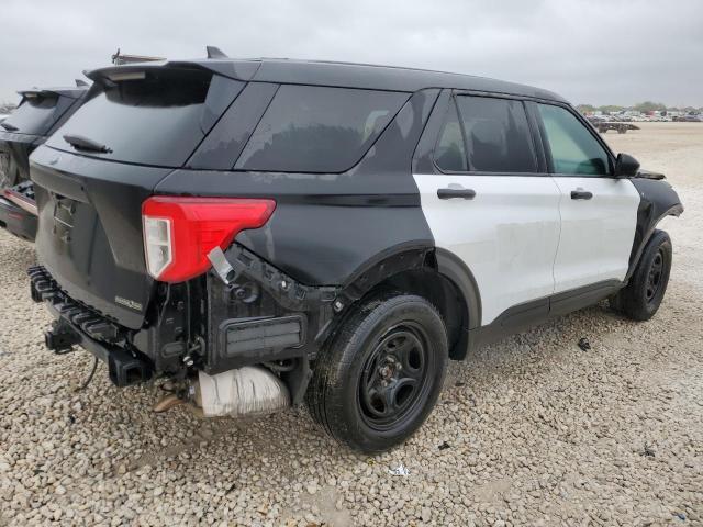 1FM5K8AB0NGA48560 - 2022 FORD EXPLORER POLICE INTERCEPTOR ორფეროვანი ფოტო 3
