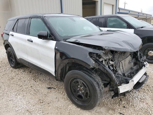 1FM5K8AB0NGA48560 - 2022 FORD EXPLORER POLICE INTERCEPTOR TWO TONE photo 4