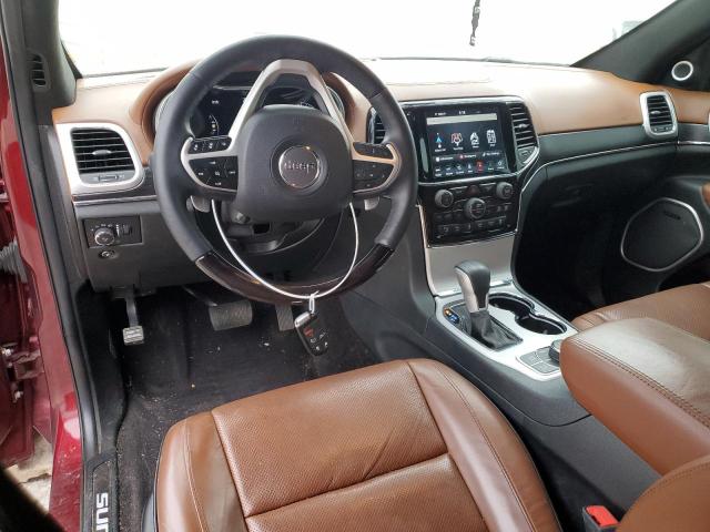 1C4RJFJT2KC612380 - 2019 JEEP GRAND CHER SUMMIT Bordo foto 8