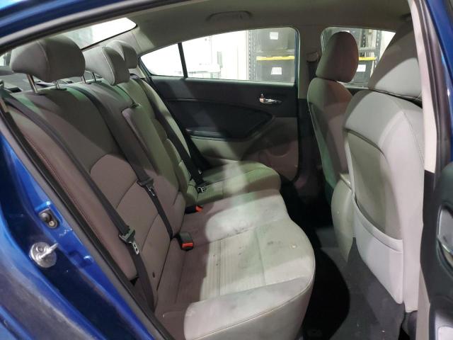 KNAFX4A61F5277233 - 2015 KIA FORTE LX BLUE photo 10