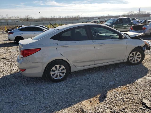 KMHCT4AE3GU139107 - 2016 HYUNDAI ACCENT SE GRAY photo 3