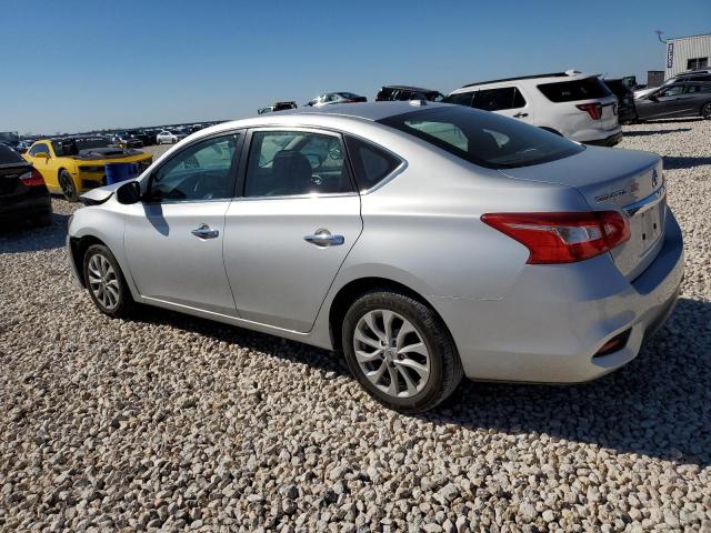 3N1AB7AP6KY306599 - 2019 NISSAN SENTRA S SILVER photo 2