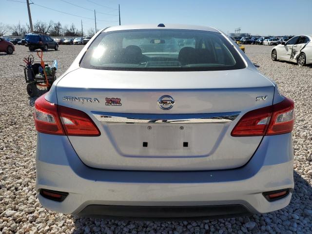 3N1AB7AP6KY306599 - 2019 NISSAN SENTRA S SILVER photo 6