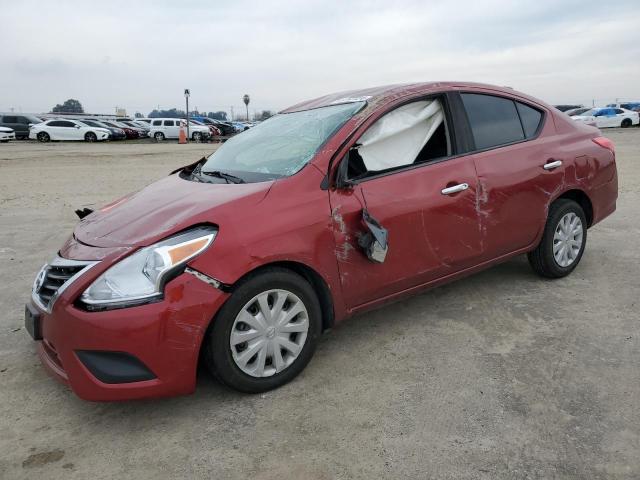 3N1CN7AP3HL805821 - 2017 NISSAN VERSA S RED photo 1