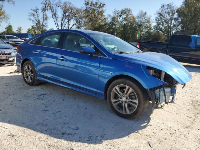 5NPE34AF9JH682923 - 2018 HYUNDAI SONATA SPORT BLUE photo 4