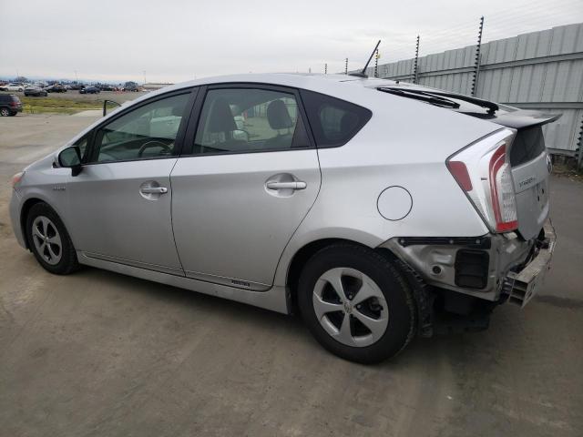 JTDKN3DU4D5566728 - 2013 TOYOTA PRIUS SILVER photo 2