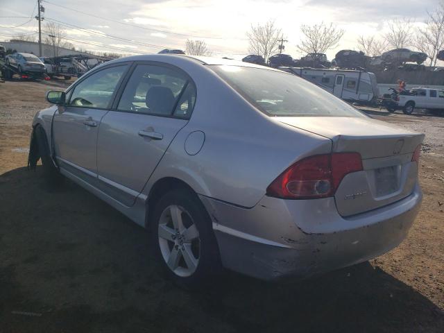 1HGFA16847L004525 - 2007 HONDA CIVIC EX SILVER photo 2