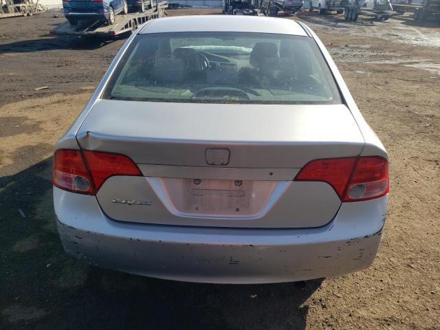 1HGFA16847L004525 - 2007 HONDA CIVIC EX SILVER photo 6