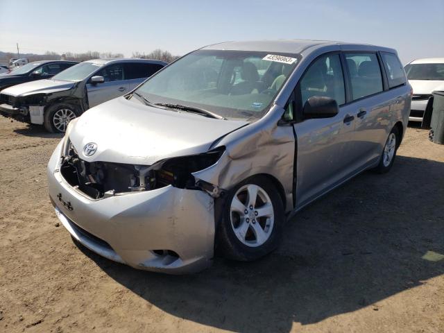 5TDKA3DC3BS003048 - 2011 TOYOTA SIENNA BASE SILVER photo 1