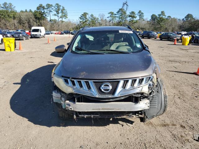 JN8AZ18U99W029406 - 2009 NISSAN MURANO S BROWN photo 5