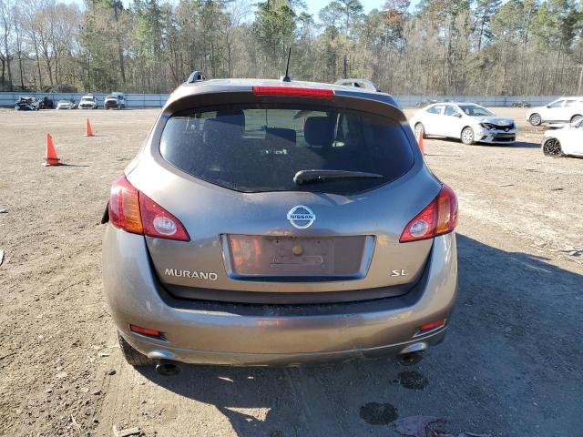 JN8AZ18U99W029406 - 2009 NISSAN MURANO S BROWN photo 6