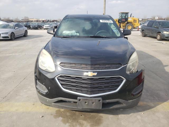 2GNALBEK5G6145528 - 2016 CHEVROLET EQUINOX LS BLACK photo 5