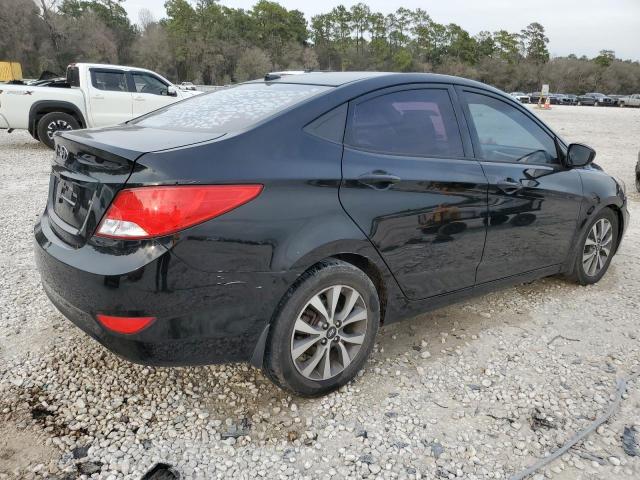 KMHCT4AE6HU255743 - 2017 HYUNDAI ACCENT SE BLACK photo 3